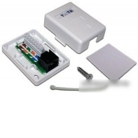 Розетка компьютерная TWT TWT-SM1-45/6-WH