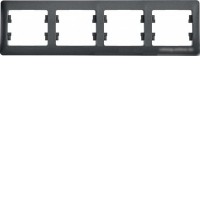 Рамка Schneider Electric Glossa GSL000704 (антрацит)