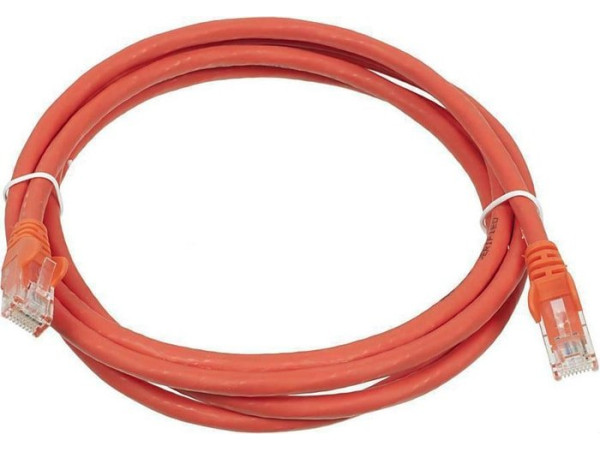 Кабель Lanmaster LAN-PC45/U5E-1.5-OR