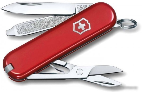 Нож-брелок Victorinox Classic Style Icon 0.6223.G (красный)