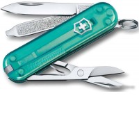 Мультитул Victorinox Classic SD Transparent (бирюзовый)