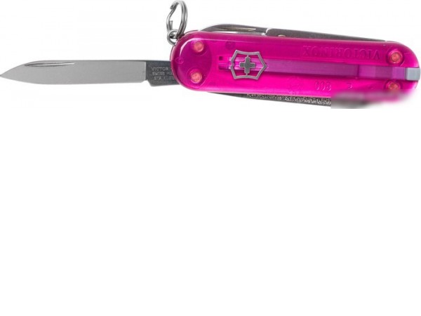 Мультитул Victorinox Classic SD Transparent (розовый)