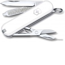 Нож-брелок Victorinox Classic Falling Snow 0.6223.7G (белый)