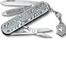 Мультитул Victorinox Classic Brilliant Damast 0.6221.34 (серебристый)