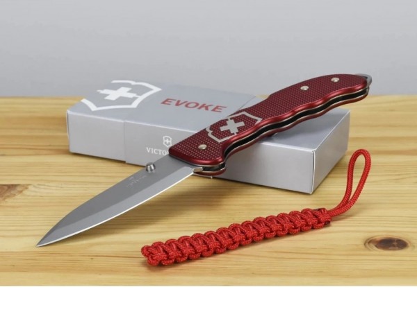 Складной нож Victorinox Evoke Alox 0.9415.D20 (красный)