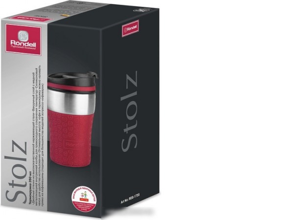 Термокружка Rondell Stolz RDS-1755 260мл (красный)