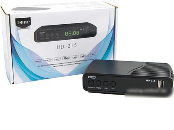 Приемник цифрового ТВ Эфир HD-215
