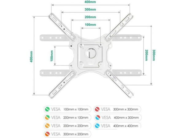 Кронштейн Onkron M4 (белый)