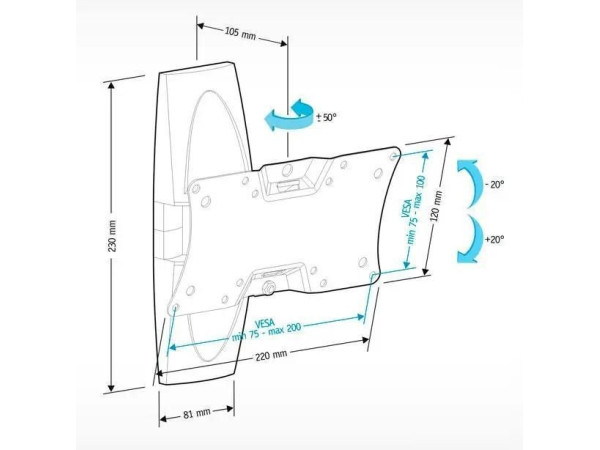 Кронштейн Holder LCDS-5062 (белый)