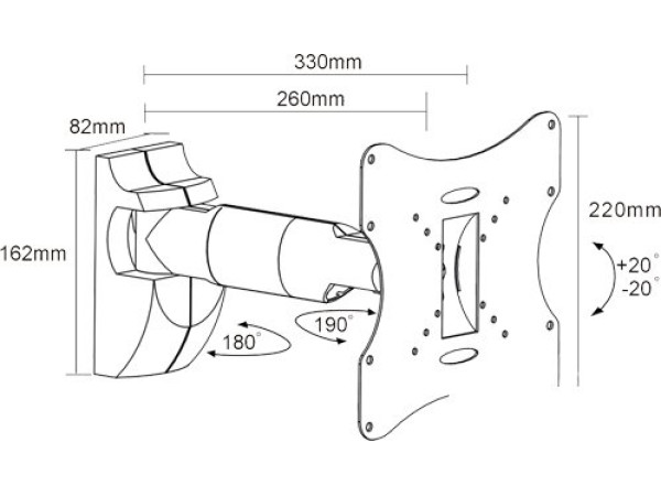 Кронштейн Arm Media LCD-202