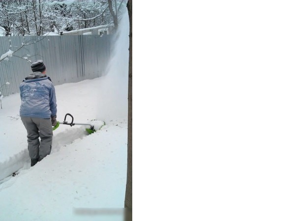 Снегоуборщик Greenworks GD40SSK4 (с АКБ 4000 mAh)