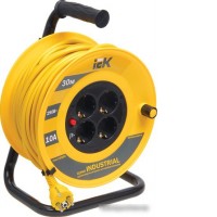 Удлинитель IEK УК30 WKP14-10-04-30 (30 м, желтый)