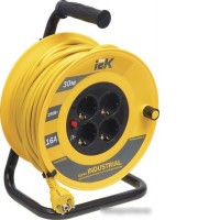 Удлинитель IEK УК30 WKP15-16-04-30 (30 м, желтый)