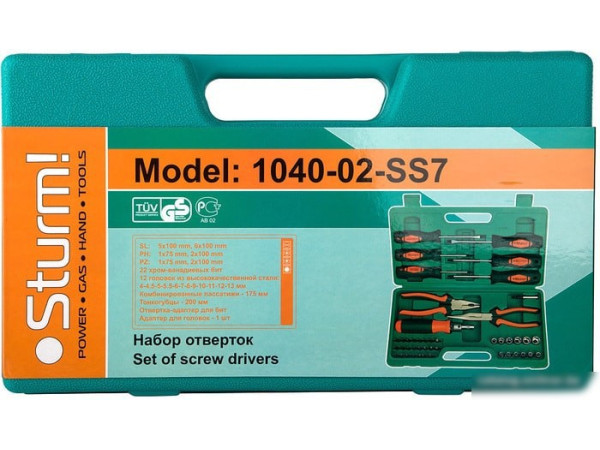 Универсальный набор инструментов Sturm 1040-02-SS7 (45 предметов)