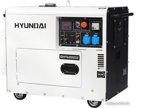 Дизельный генератор Hyundai DHY 6000SE