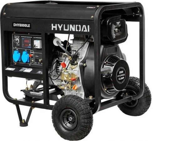 Дизельный генератор Hyundai DHY 8000LE