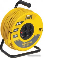 Удлинитель IEK УК50 WKP15-16-04-50 (50 м, желтый)