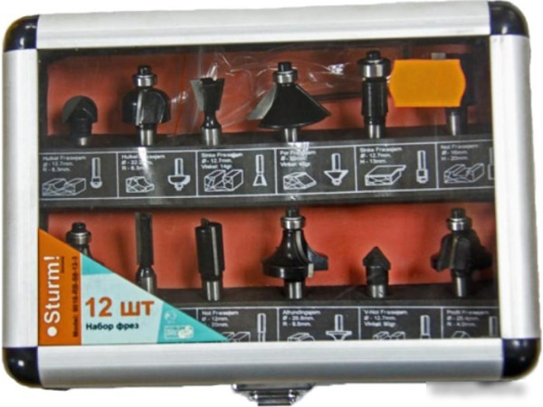 Набор фрез Sturm 9016-RB-S8-12-3
