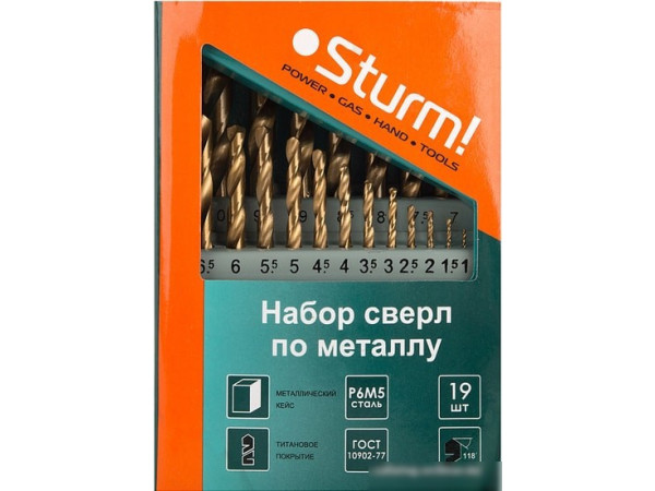 Набор оснастки Sturm 1055-03-SS3 (19 предметов)