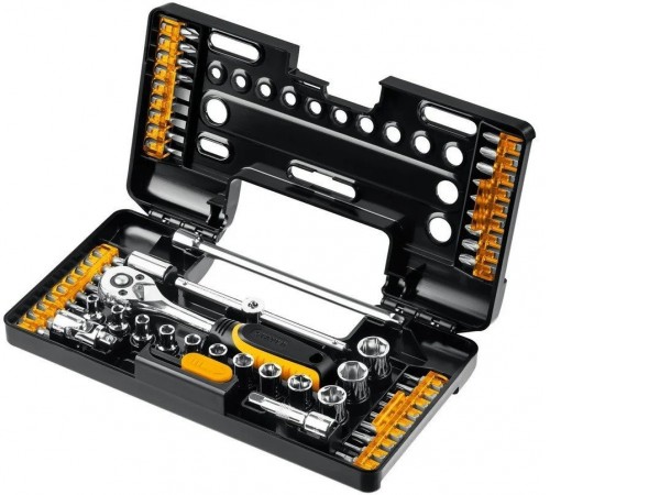 Набор трещотка с головками и битами Stayer 27760-H57 (57 предметов)