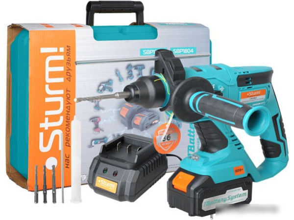 Перфоратор Sturm CRH1822 (с 1-м АКБ, кейс)
