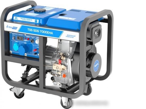 Дизельный генератор ТСС SDG 7000EHA 100033