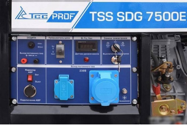 Дизельный генератор ТСС SDG 7500EHA