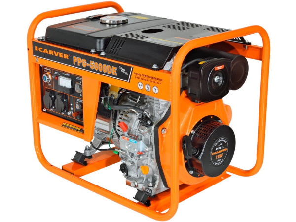 Дизельный генератор Carver PPG-5000DE