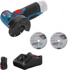 Угловая шлифмашина Bosch GWS 12V-76 Professional 0615990M3E (с 1-им АКБ 2 Ah)