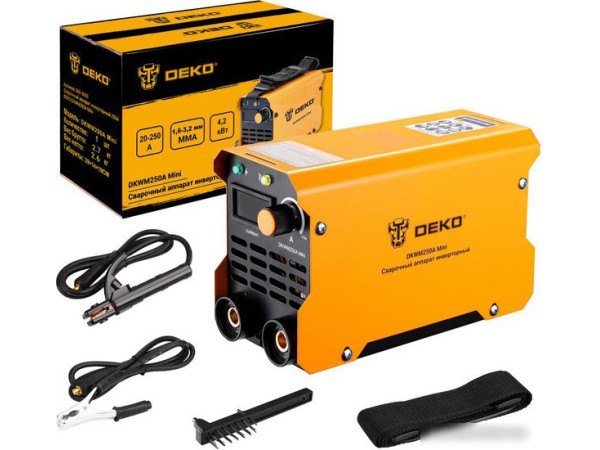 Сварочный инвертор Deko DKWM250A Mini 080-3000