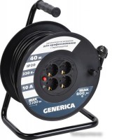 Удлинитель Generica УК40 WKP10-10-04-40-G (40 м, черный)