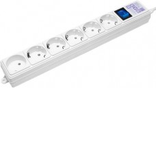 Сетевой фильтр Power Cube Куб SPG(5+1)-16B, 6 розеток, белый [SPG(5+1)-16B-0,5М]