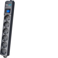 Сетевой фильтр Pilot S-Max (3 м, 6 розеток, серый)