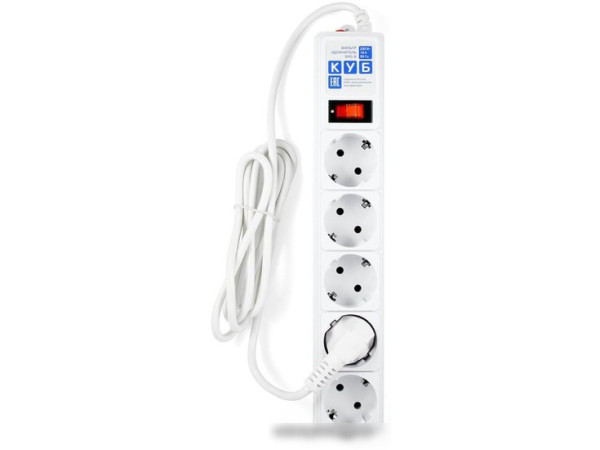 Сетевой фильтр Power Cube SPG-B-0,5M-WHITE