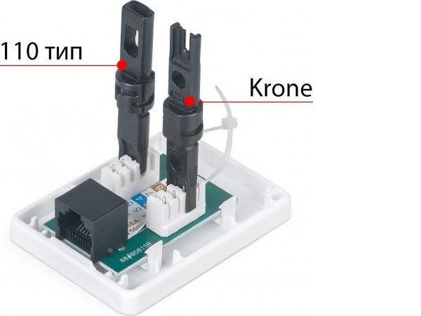 Розетка компьютерная Cabeus WS-8P8C-Cat.6-1
