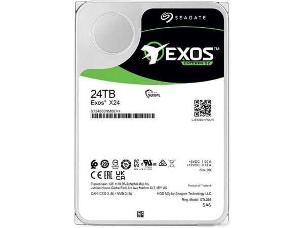 Жесткий диск Seagate Exos X24 24TB ST24000NM007H