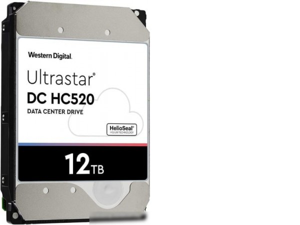 Жесткий диск WD Ultrastar DC HC520 512e ISE 12TB HUH721212ALE600