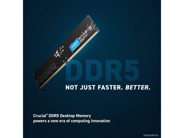 Оперативная память Crucial 16ГБ DDR5 5600 МГц CT16G56C46U5