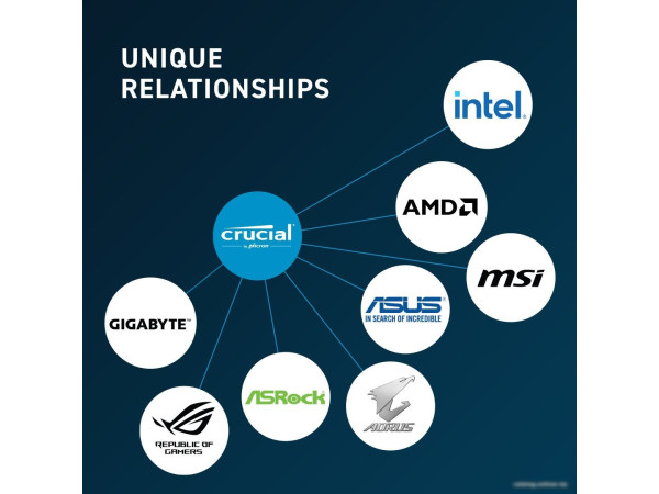 Оперативная память Crucial 16ГБ DDR5 5600 МГц CT16G56C46U5