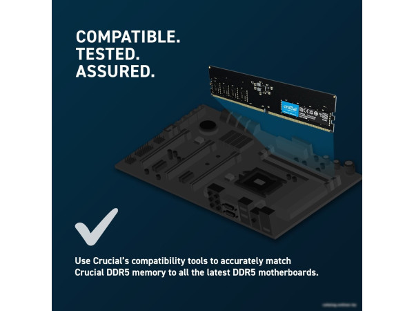 Оперативная память Crucial 16ГБ DDR5 5600 МГц CT16G56C46U5