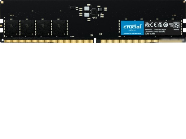 Оперативная память Crucial 8ГБ DDR5 5600 МГц CT8G56C46U5