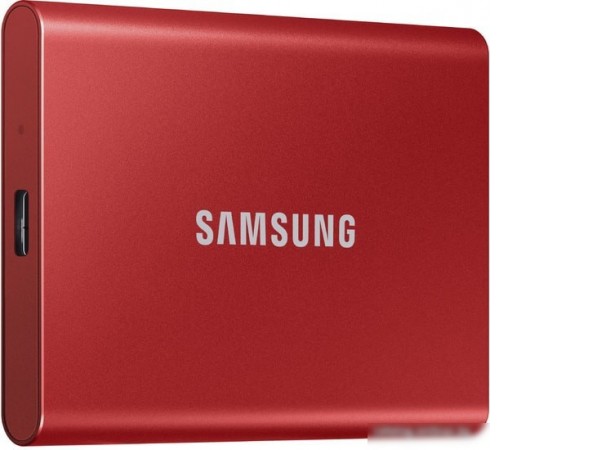 Внешний накопитель Samsung T7 500GB (красный)