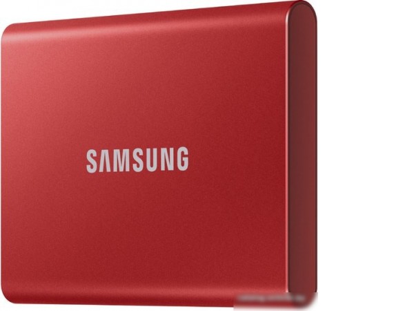 Внешний накопитель Samsung T7 500GB (красный)