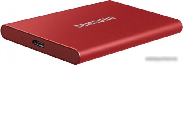 Внешний накопитель Samsung T7 500GB (красный)