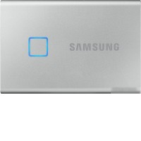 Внешний накопитель Samsung T7 Touch 500GB (серебристый)