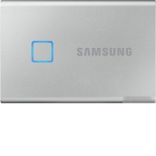 Внешний накопитель Samsung T7 Touch 500GB (серебристый)