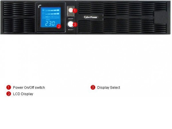 Источник бесперебойного питания CyberPower PR1500 LCD 2U (PR1500ELCDRT2U)