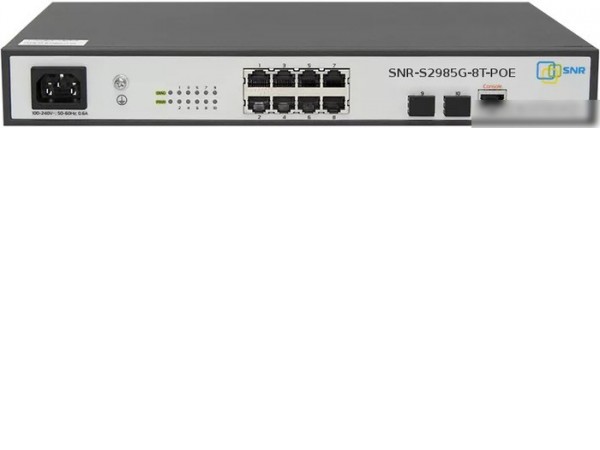 Управляемый коммутатор 2-го уровня SNR SNR-S2985G-8T-POE
