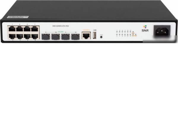 Управляемый коммутатор 2-го уровня SNR SNR-S2989G-8TX-POE