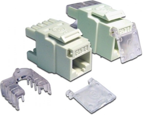 Коннектор Lanmaster LAN-OK45U6/180-WH